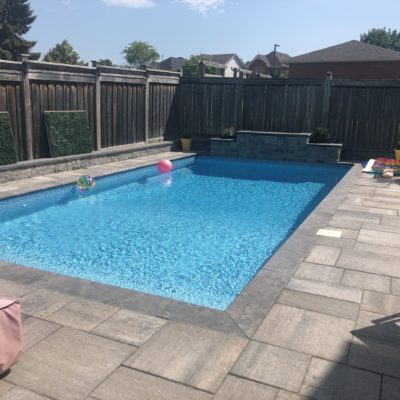 Pool installation in Durham Region